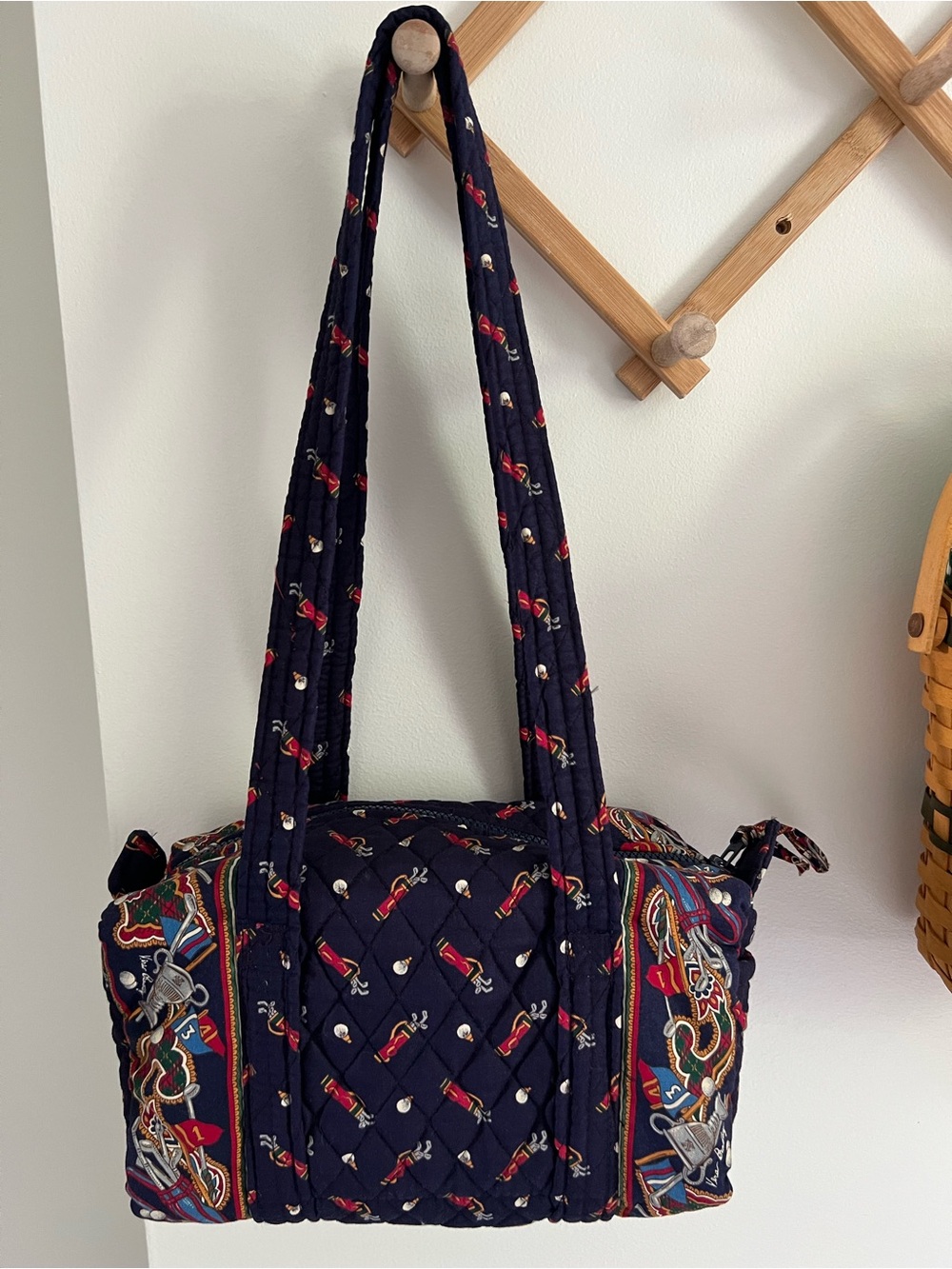 Vera Bradley Vintage 100 Handbag, Golf Navy